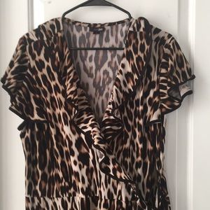 Animal print dress